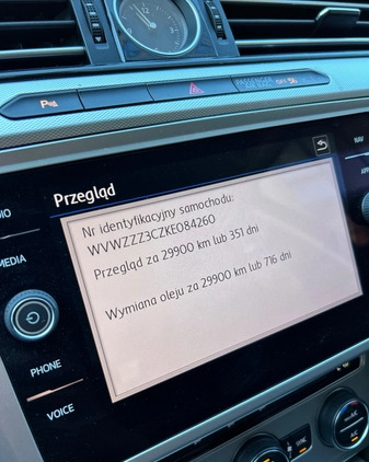 Volkswagen Passat cena 74990 przebieg: 62000, rok produkcji 2019 z Kraków małe 742